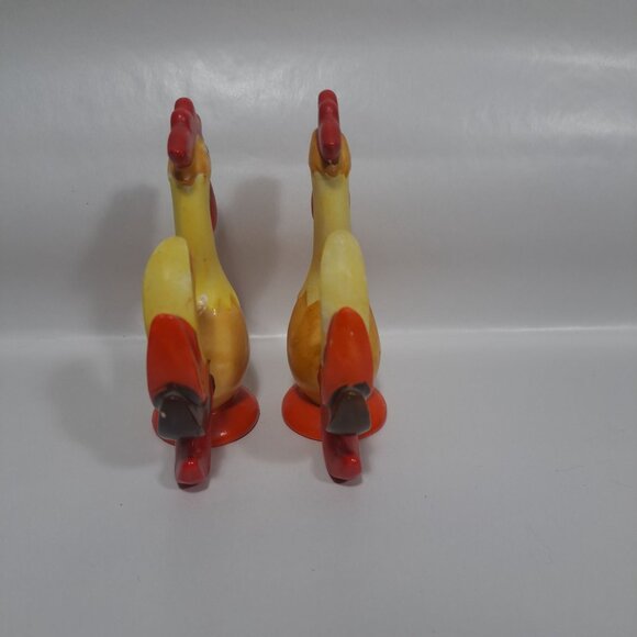Holt Howard Crowing Roosters Salt Pepper Shakers Vintage Table Decor Collectible - Picture 7 of 16